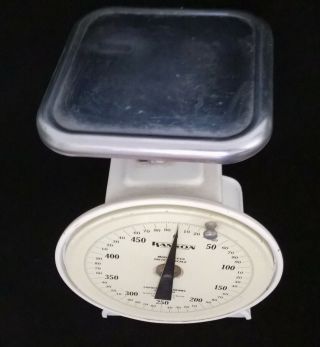 Vintage Hanson Kitchen Dietetic Scale Model 1440 Made In Usa Gram Measurement