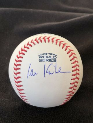 Boston Red Sox Ian Kinsler Signed 2018 World Series Baseball Jsa Autograph