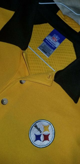 Pittsburgh Steelers Polo Shirt By Reebok Men 