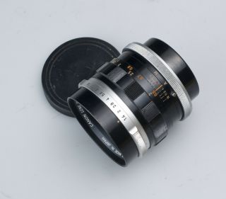 Vintage Canon Lens FL II 50mm f/1.  4 FD Mount Lens 2