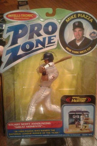 Mike Piazza York Mets 2002 Pro Zone Mlb Baseball Action Figure