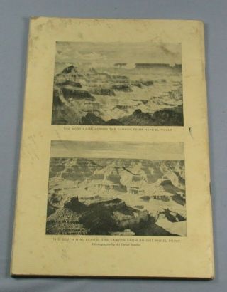 Vtg 1927 US Dept Interior National Park Service Grand Canyon Booklet Rules 2