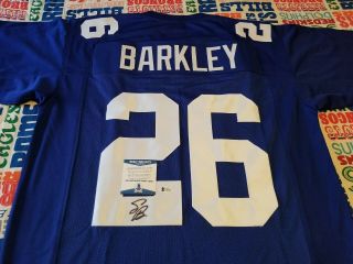 Saquon Barkley York Giants Autographed Jersey Beckett 5$
