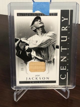Shoeless Joe Jackson Game - Bat /10 2018 National Treasures Century Materials