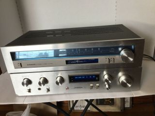 Vintage Pioneer Stereo Sa - 510 Amplifier And Tx - 410 Pioneer Stereo Tuner Read Des