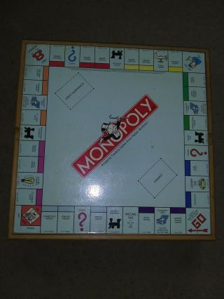 Monopoly Deluxe Vintage 7 In - 1 Edition Wooden Board Game