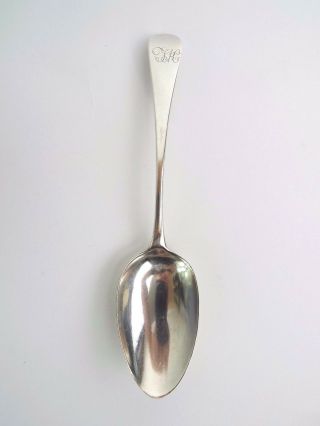 Spoon Georgian Solid Sterling Silver Old English Pattern William Bateman 1811