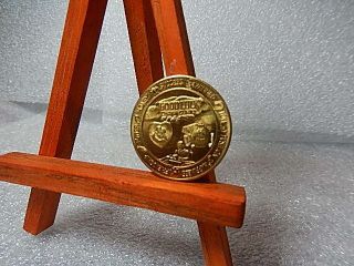 Vintage Good Luck Charm Curio Coin Token Medal Htf