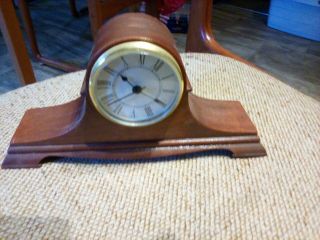 Vintage Shelf,  Mantel Clock.  With Quartz Movement.