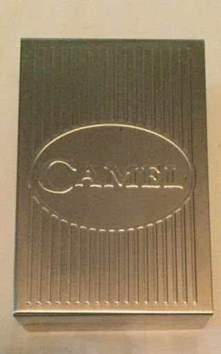 Vintage Camel Metal Cigarette Pack Case Holder Slide Out 1990 