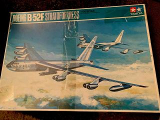 Vintage Boeing B - 52f Stratofortress Model Kit Box Tamiya