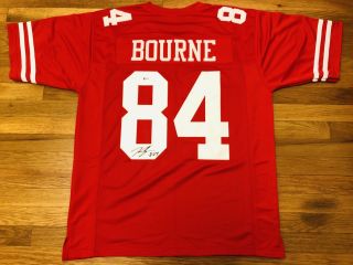 49ers Kendrick Bourne Signed Custom Jersey Beckett Bas F80722