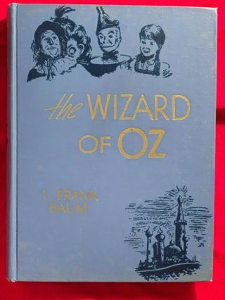 1944 Vintage Book / The Wizard Of Oz L Frank Baum Illustrated E.  Copelman Hb