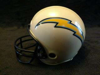 Vintage San Diego Chargers Nfl Mini Helmet Coin Piggy Bank Riddell Collectibles