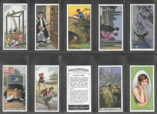 G.  Phillips 1930 (superstitions) Full 25 Card Set  Popular Superstitions