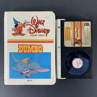 Dumbo - Beta Betamax - Vintage Disney Home Video