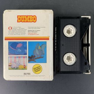 Dumbo - Beta Betamax - Vintage Disney Home Video 2
