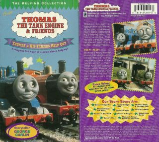 Vintage Thomas Train The Tank Engine Thomas & His Friends Help Out Vhs Video