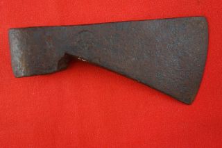 Antique 18th Century French Indian Fur Trade Tomahawk Axe 5 Point Star Mark 2