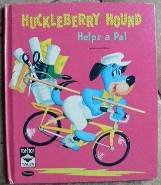 Vintage Whitman Top Top Tales Book Huckleberry Hound Helps A Pal Great