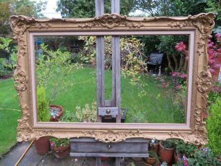 Vintage Old Picture Frame Large Fits A 35 Inch X 20 " Painting