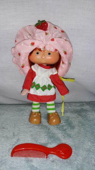 Vintage Strawberry Shortcake Herself With Comb 80s Doll
