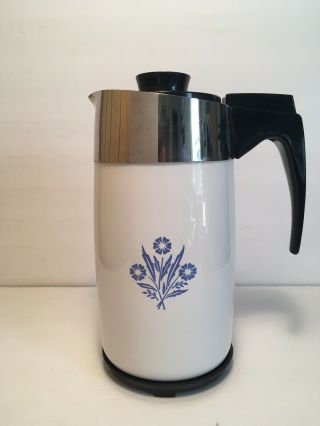 Corning Ware E 1210 10 Cup Coffee Pot Vintage