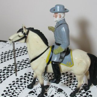 Hartland Vintage Robert E Lee With Horse,  Saddle And Hat Vgc