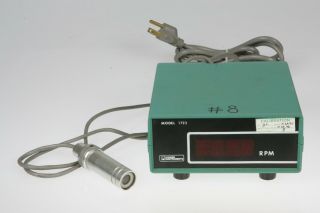 Vintage Power Instruments Digital Rpm Meter Model 1723