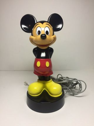 Mickey Mouse Disney Vintage 1988 Candlestick Telephone,  Pulse Or Tone,  W/ Cord