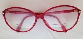 Vintage Silhouette Eyeglasses Spx M1156 C5560 Red Oversized 57 - 13 - 135 Austria