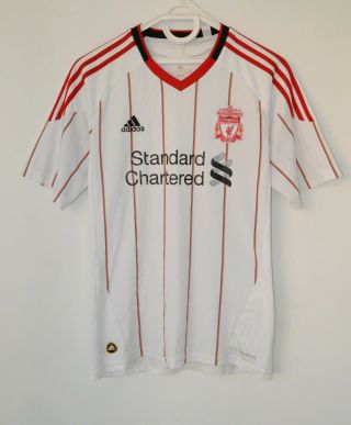 Liverpool 2010 2011 Adidas Away Football Soccer Shirt Jersey Size M