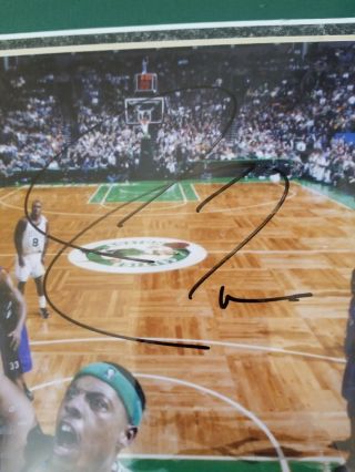 Paul Pierce Signed/autograph 8x10 Framed and Matted NEP 2