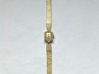 Vintage Wittnauer 10k Gold Filled 17 Jewel Ladies Watch -