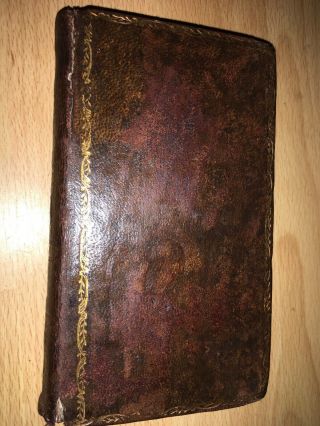 Antique George Iii Scottish Leather Bound King James Bible 1799