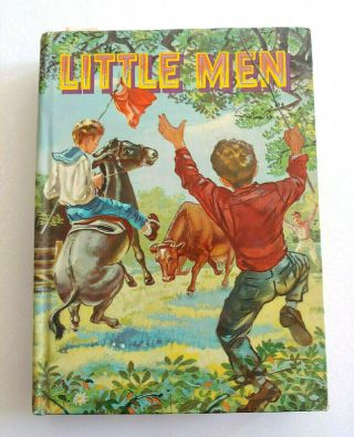 1955 Book " Little Men " By Louisa May Alcott Hardcover Whitman Publishing