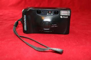 Vintage Fuji Film Discovery Fujinon Lens 35mm Point And Shoot Camera