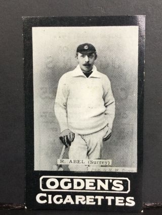 R Abel Cricket Ogden General Interest Tab Single Cigarette Card No147 Circa 1901