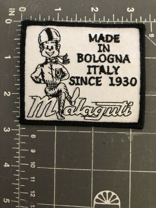 Vintage Malaguti Made In Bologna Italy Since 1930 Patch Motorcycle Scooter Bike