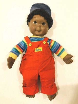 Vintage My Buddy African American Doll 1980s 1990s Brown Eyes Black Hair Hasbro