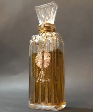 Rare Old Vintage Antique Worth Perfume Bottle Made In France