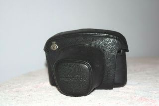 Vintage Asahi Pentax Spotmatic K Series Camera Case Leather Fitted Made In Japan