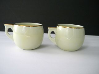 Vintage 1950s Almond and Gold Tom and Jerry Espresso Cups 3