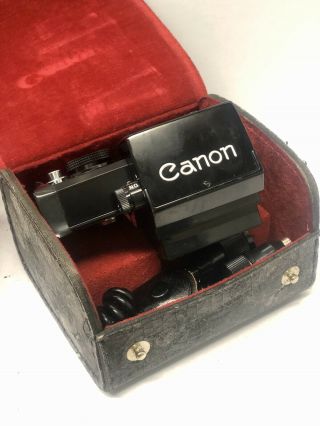 Vintage Canon Booster T Finder For F - 1 With Case And Cord