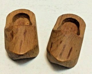 Vintage Madame Alexander Wooden Dutch Shoes For 7 1/2 " To 8 " Dolls Replacement