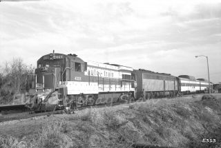 B&w Negative Auto - Train Railroad Diesel Loco 4006 Sanford,  Fl 1981