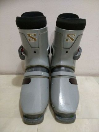 Vintage Salomon Sx51 Ski Boots Mens Size 11 Rear - Entry