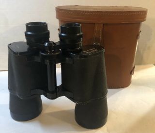 Vintage Zenith Light Weight 10 X 50 Field 5.  3 Binoculars And Case