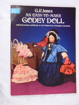 Vtg 1978 Easy To Make Godey Doll Pattern Instructions Complete Wardrobe Gp Jones