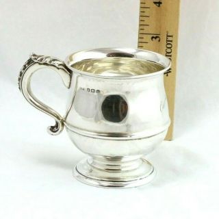 Docker & Burns Antique Victorian English Sterling Cup,  Monogramed " Carrie Ann "